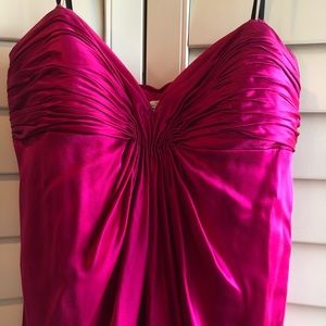 Laundry by Design fuchsia floor gown